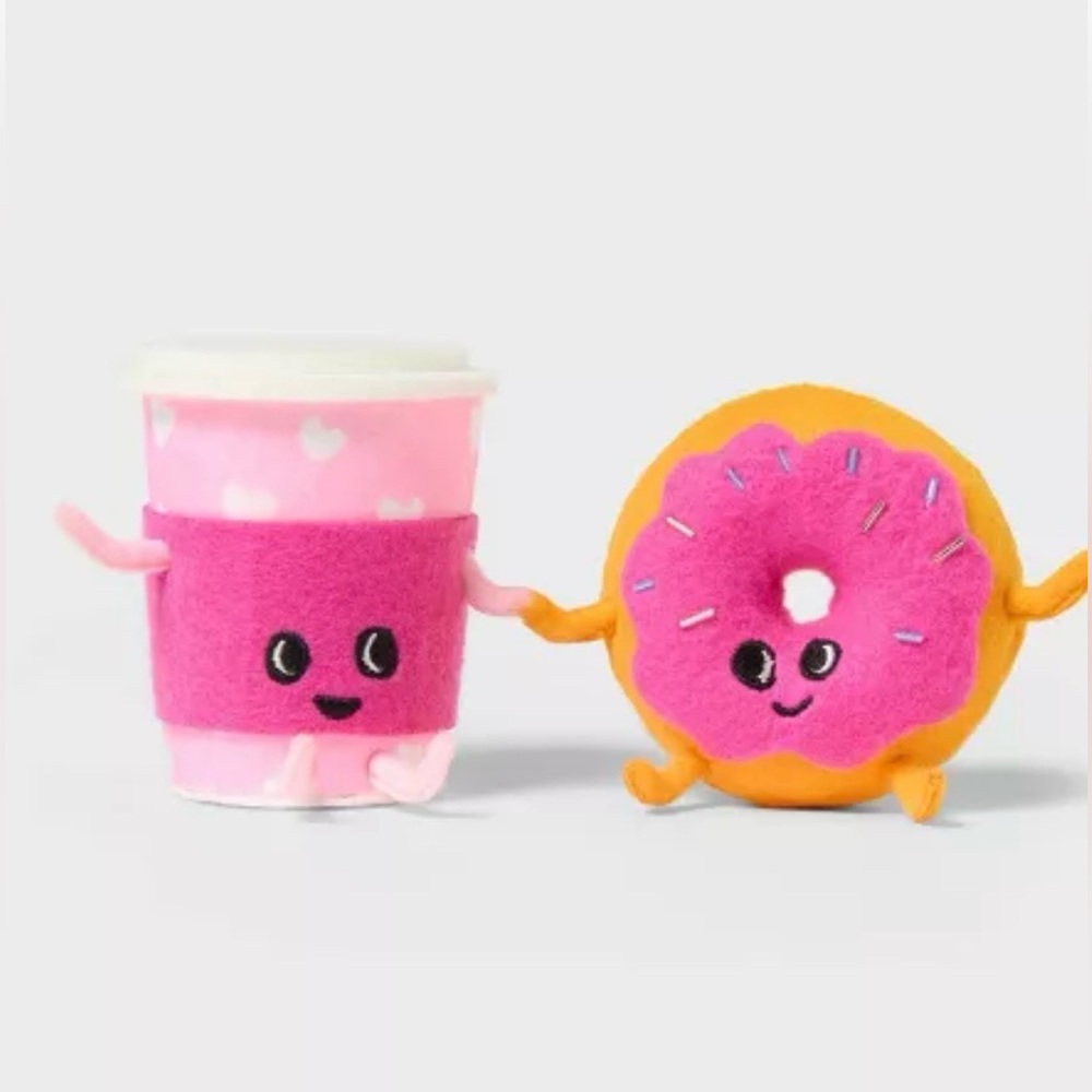 SPRITZ SOFT FABRIC COFFEE AND DONUT DUO